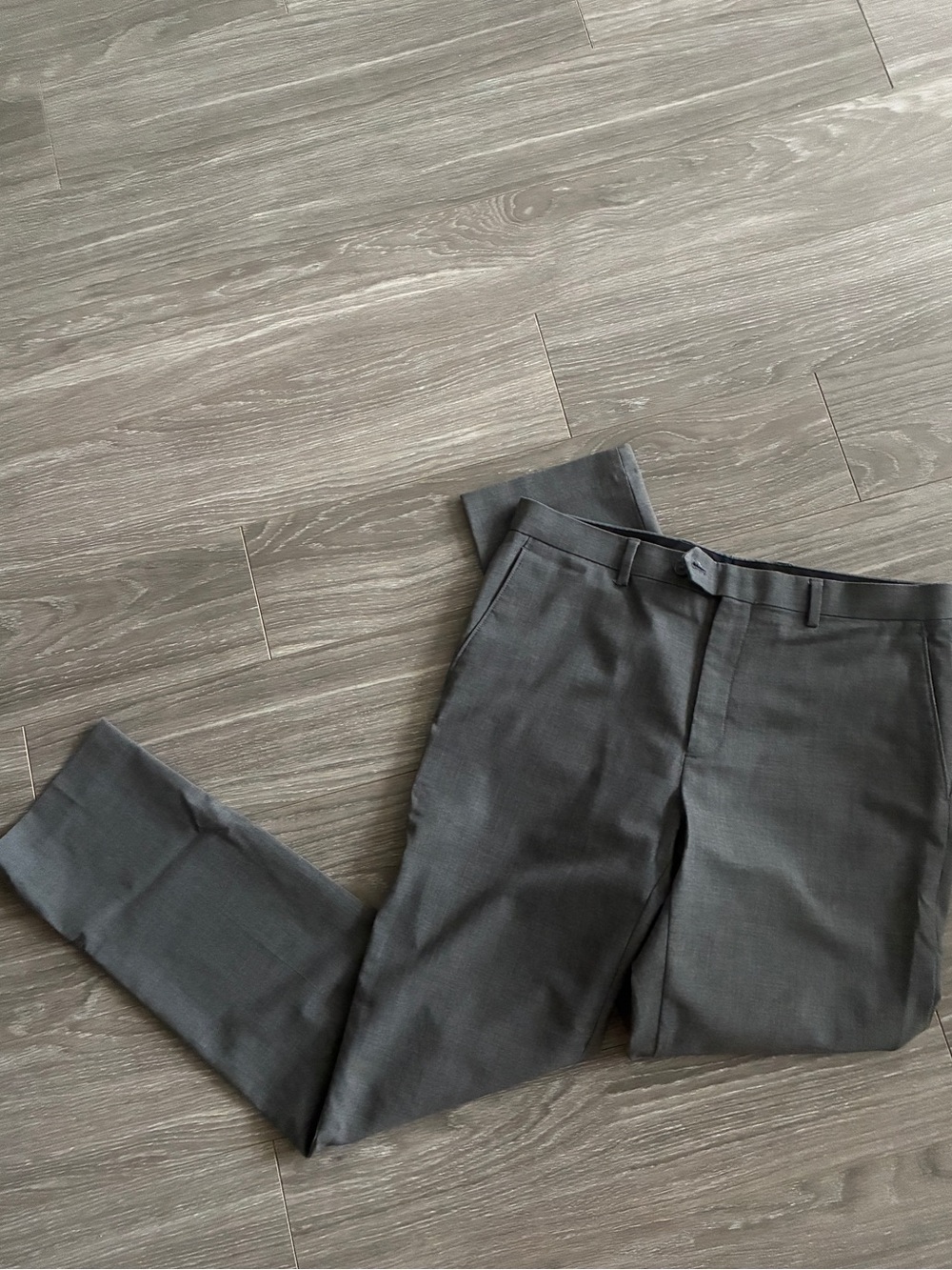 Men's Classic Gray Dress Pants Calvin Klein